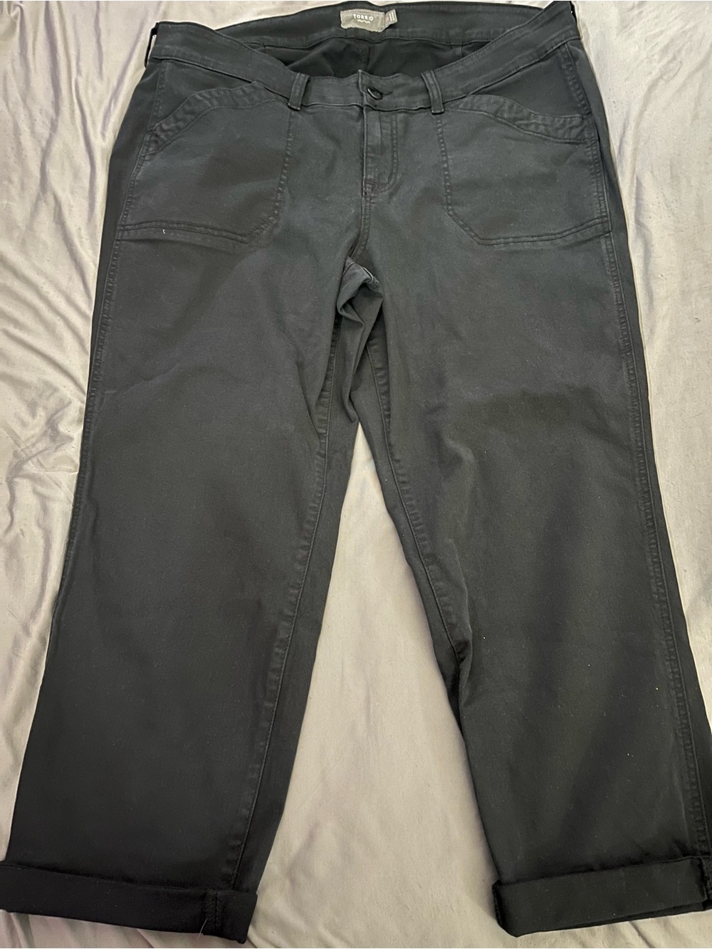 torrid Black High-Rise Stretch Pants